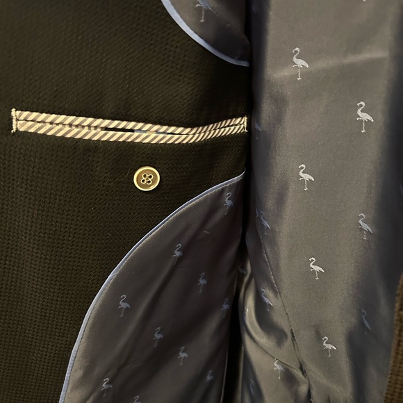 Black unstructured sport coat. - Picture 3 of 4